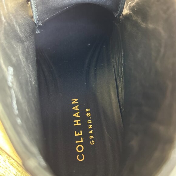 Cole Haan Grand O.S Chukka Boot Mens 11M Black Leather Dress Work Lace Up Combat main image 7
